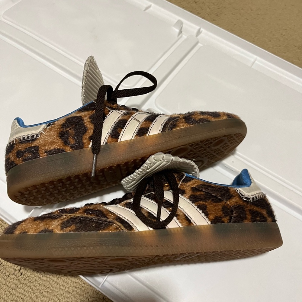 - Adidas Wales Bonner samba leopard print